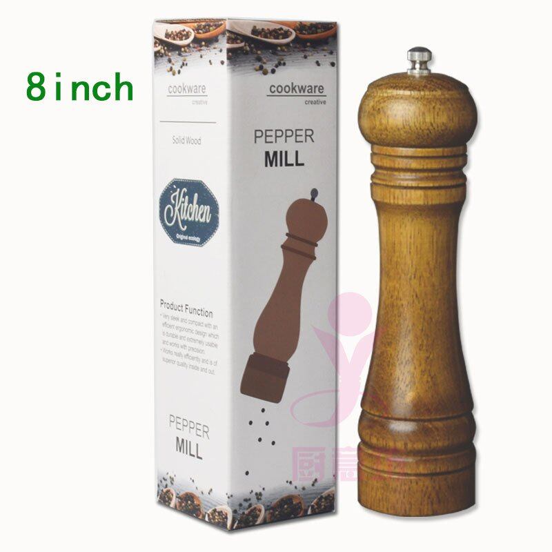 Dụng cụ xay tiêu bằng gỗ pepper mill 23cm