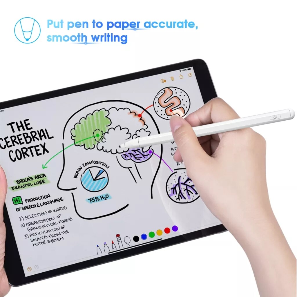 GOOJODOQ Phổ Stylus Pen Pencil Cho iPad Air/Air1 2 Cho iPad Mini 1 2 3 4 Cho IPad2-3-4-5 Tablet Cho IPhone Pen IOS