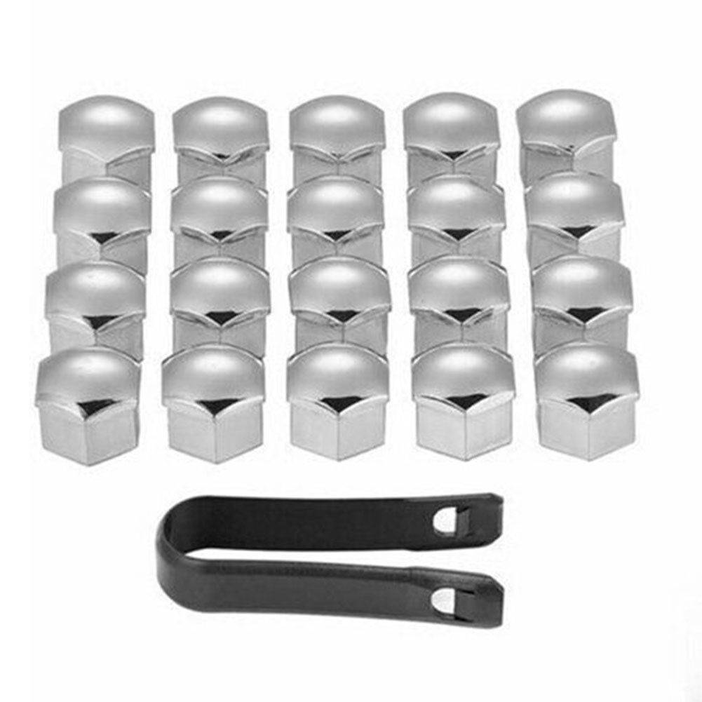 Wheel Nut Covers Wheel Nut Bolt Cap Nuts Wheel Nut Cap 21mm Silver Plating