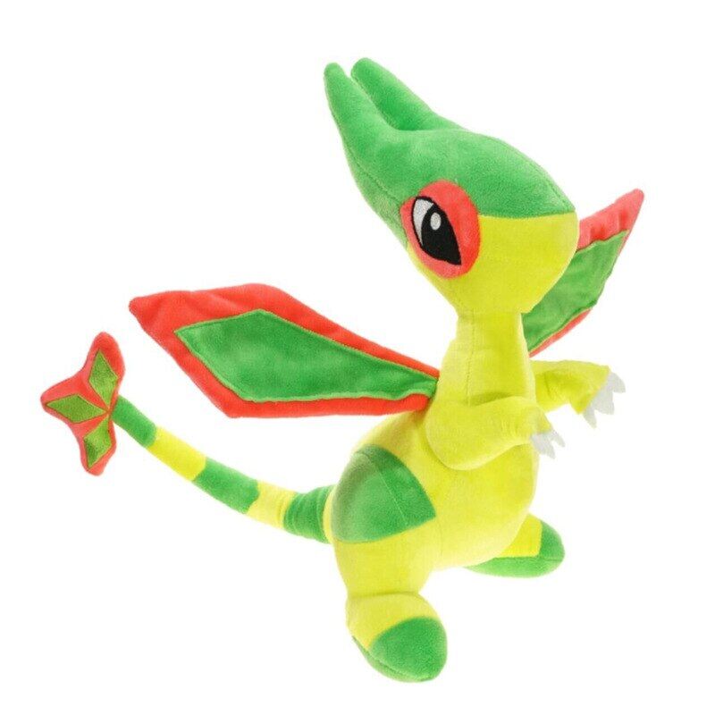 Takara Tomy 30cm Flygon Pokemon Plush Lovely Juvenile Version Evolution Toy Hobby Collection Doll Kawaii Gift for Girl Kids