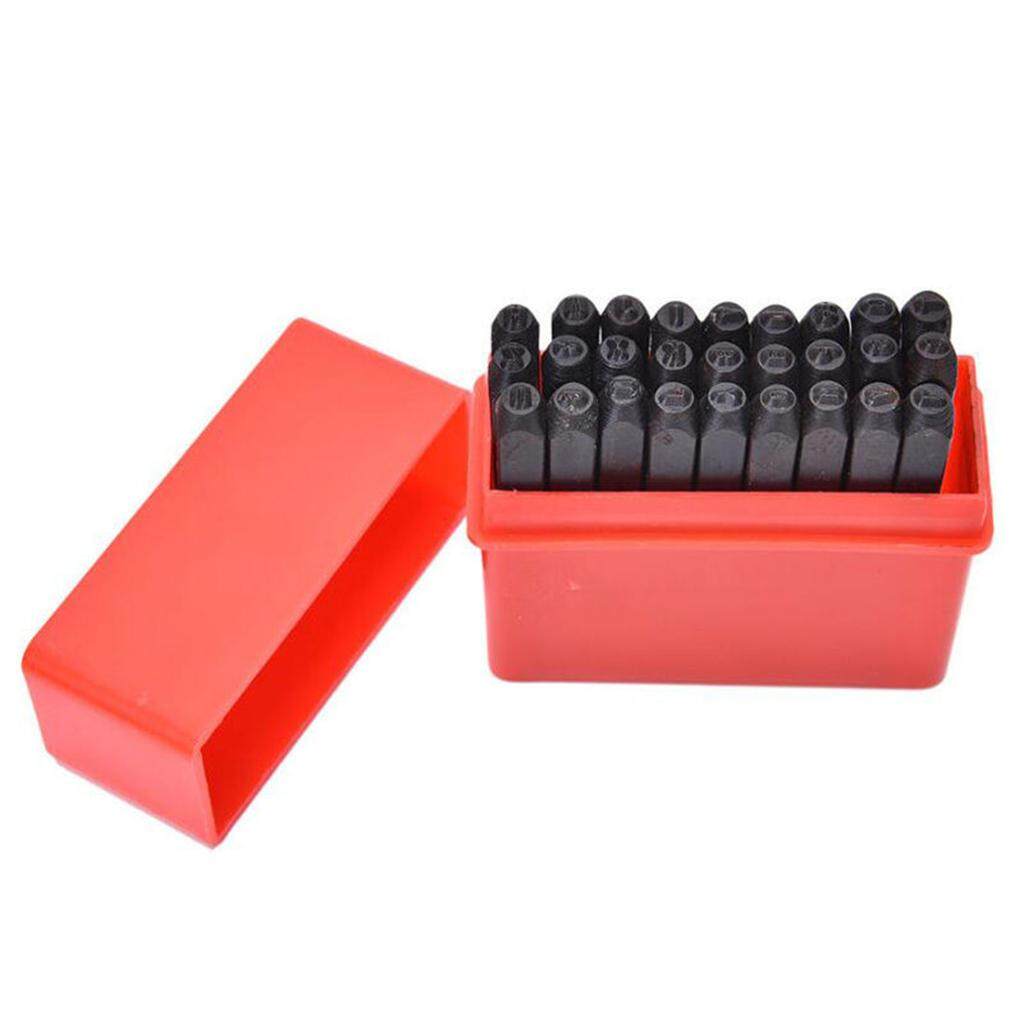 3mm Fenteer Durable 9pc Steel Numbers Letter Stamp Punch Set Metal Security Marking Tool 3mm 4mm 5mm 6mm 8mm 10mm