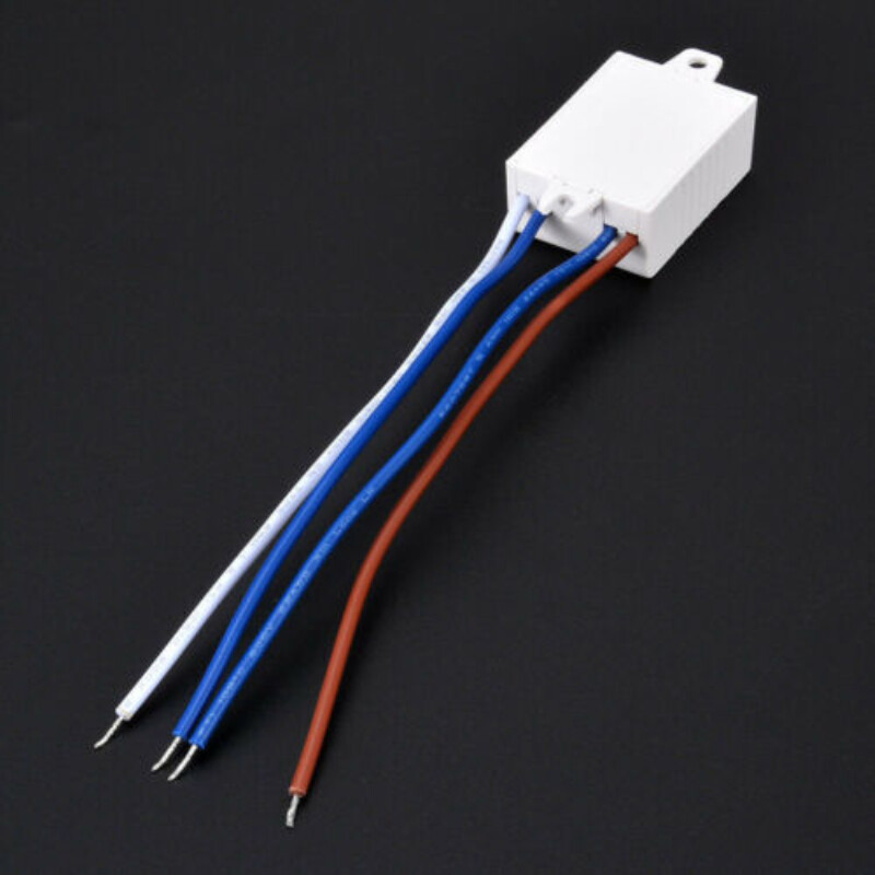 E Life Smart Store LED Sound Sensor Switch Module 220V Detector Sound Voice Sensor Intelligent Auto On Off Light Switch Automatic Voice Control Sensor Detector Switch 1-40W Ceiling Lamp Smart Voice Control Sensor
