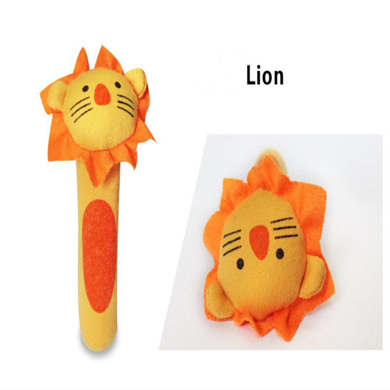 Bed Bell Developmental Toy Baby Newborn Plush Toys Animal Handbells Rattle Toy