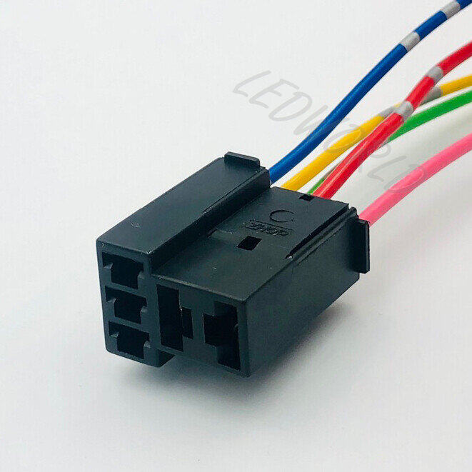 1PCS 5PIN Proton Wira Waja Aircon Relay Headlamp Relay Socket Connector