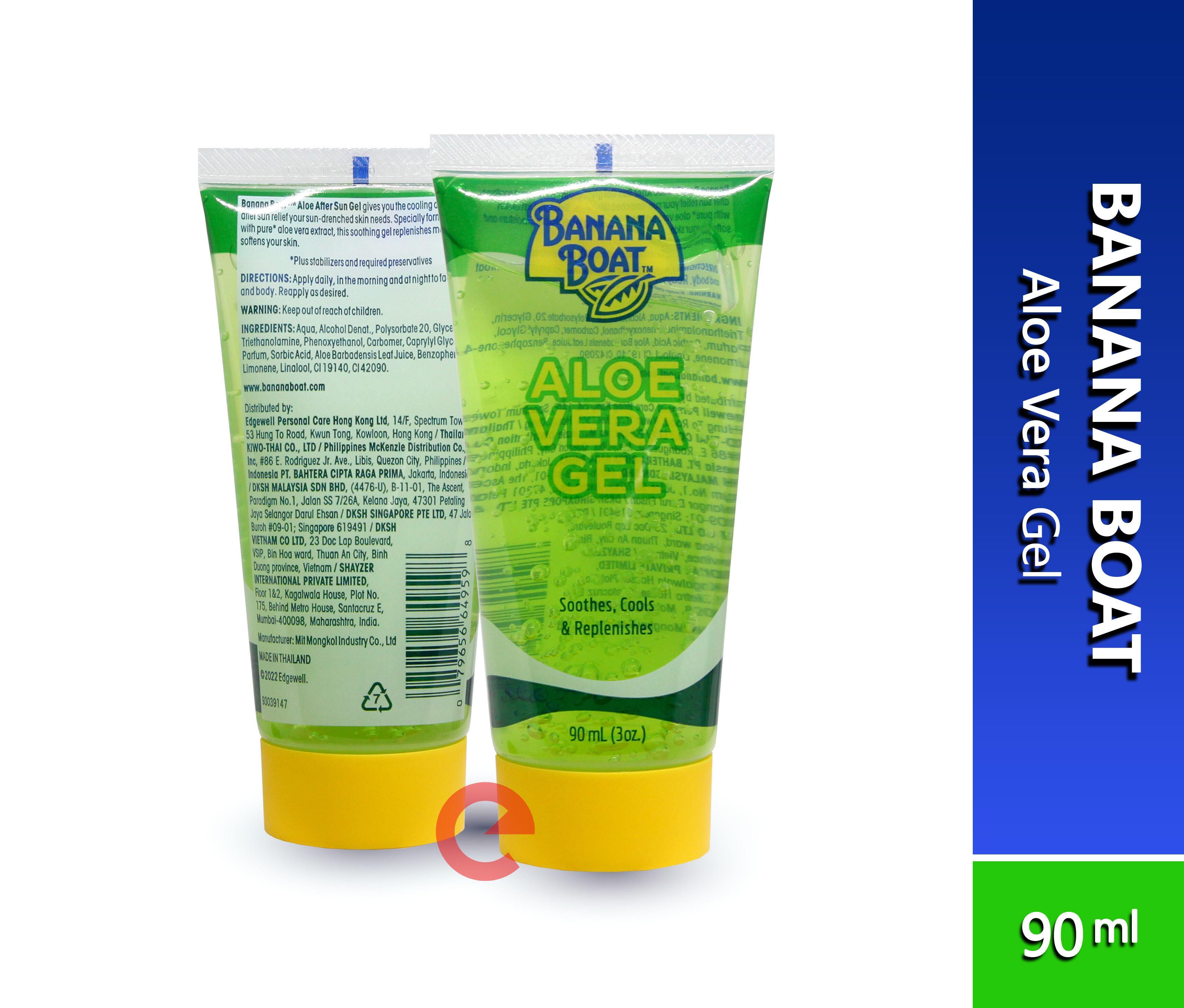 Banana Boat Aloe Vera Gel 90ml Aloe After Sun Gel | Lazada