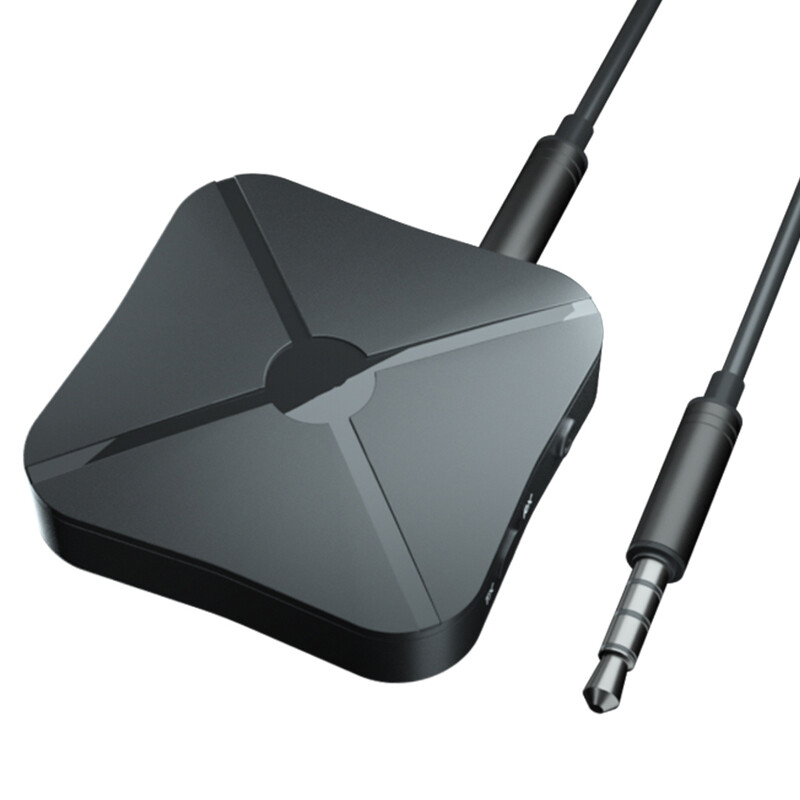 Bộ Chuyển Đổi Bộ Thu Phát Bluetooth 4.2 Không Dây 2 Trong 1 Bộ Chuyển Đổi Âm Thanh Bluetooth KN319 Giắc Cắm AUX 3.5MM Cho Xe Hơi Gia Đình Loa Máy Tính MP3 T V