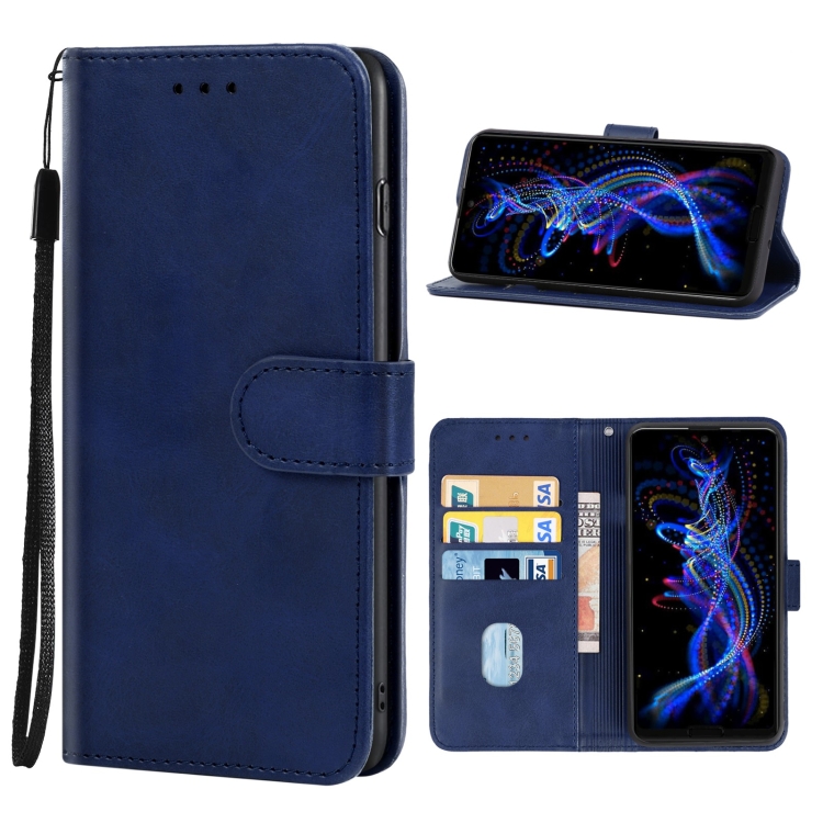 Leather Phone Case For Sharp Aquos R5G/SH-51A