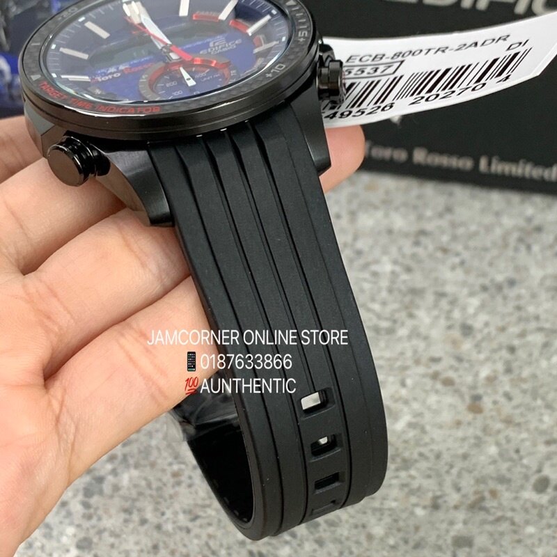CASIO EDIFICE ECB-800TR-2A SCUDERIA TORO ROSSO RESIN BAND Resin