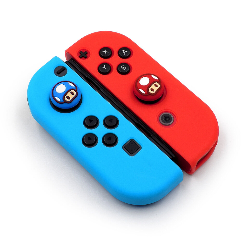 Silicone Handle Cover Non-slip Drop-resistant Protective Sleeve Compatible For Nintendo Switch Joycon