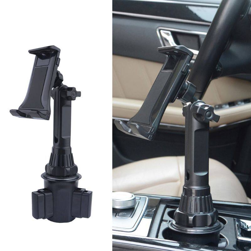 Universal Car Cup Holder Mobile Phone Mount Adjustable Angle Height