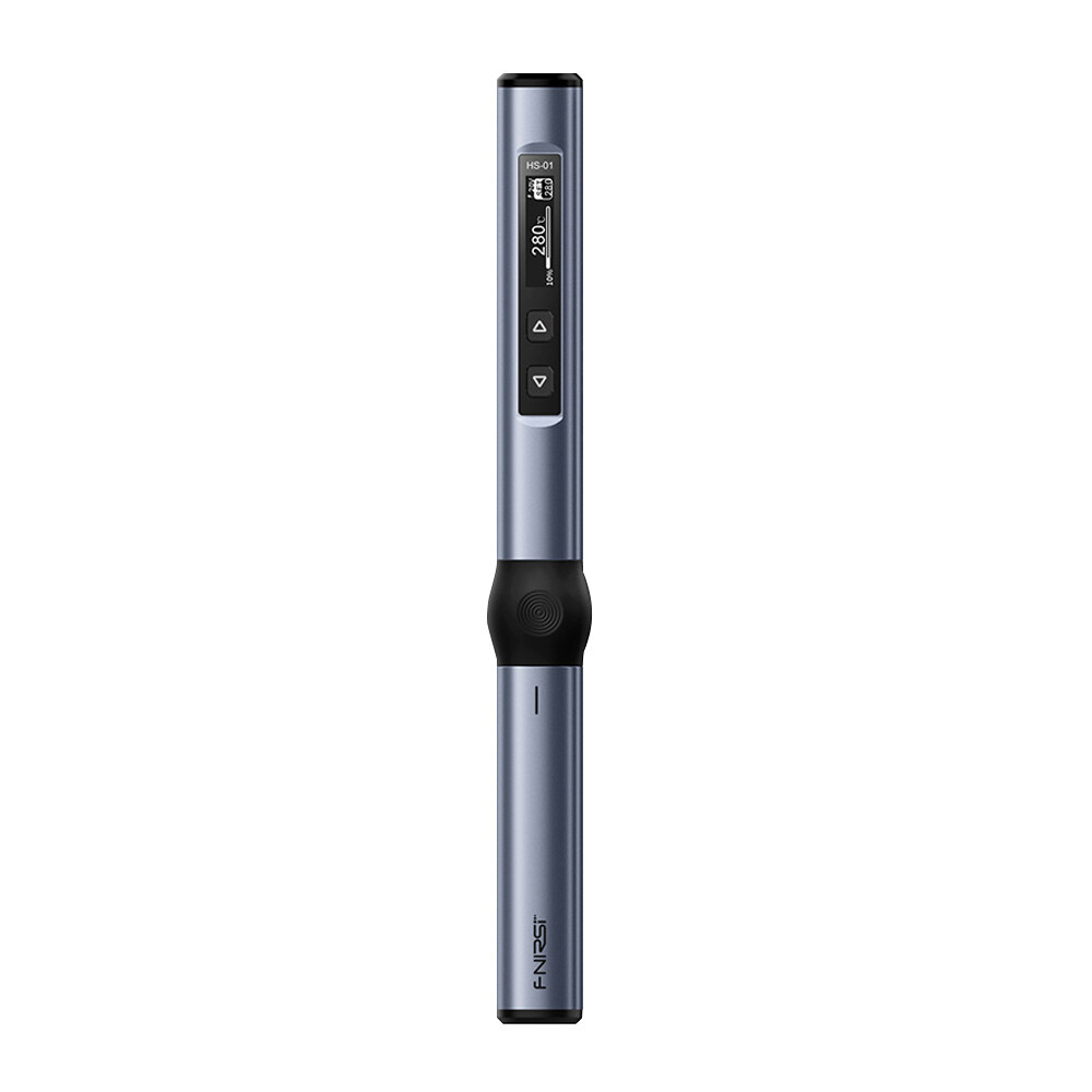 Smart Sensor Intelligent Electric Soldering Iron Portable Soldering Station 0.87inch OLED Display Aluminum Alloy Housing with Temperature Adjustment Input Voltage Adjustable Function