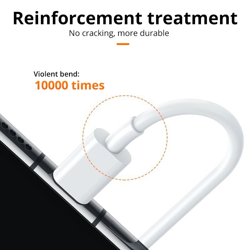 FONKEN Universal 6A Super Fast Charger Cable USB Type C 66W Charging Data Cord For Adroid