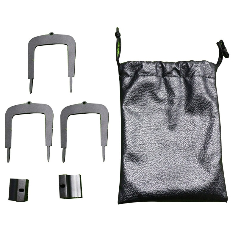 6 Pcs Golf Putting Align Goal Gate Kit Goal-Golf Putter Aim Target Parts Accessories Set Outdoor Recreational Golf Train