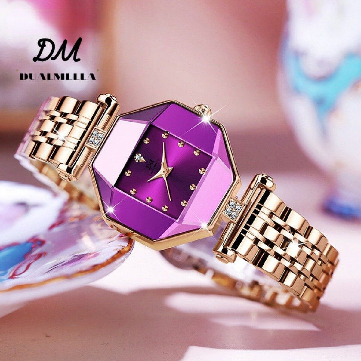 DUALMELLA Đồng Hồ Cơ Tự Động Mặt Số Không Đều Chính Hãng Mới 2022 Đồng Hồ