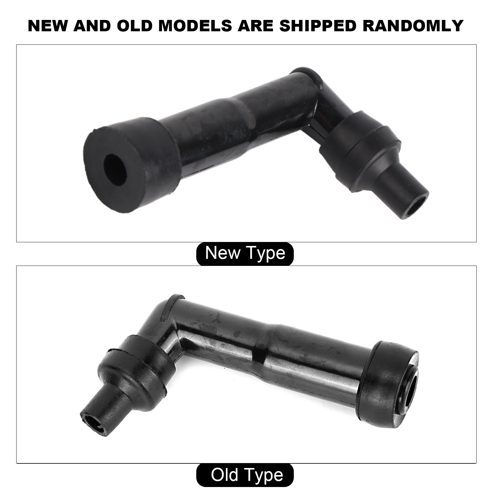Spark Plug Cap Rubber Resistor Spark Plug Cap for 0.4 - 0.5in Threaded Spark Plug for Motorcycle Spark Plug