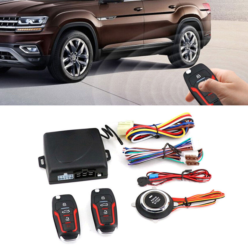 Universal Car Remote Start Stop Kit Control Open Alarm Engine Trunk Keyless Car Gnition