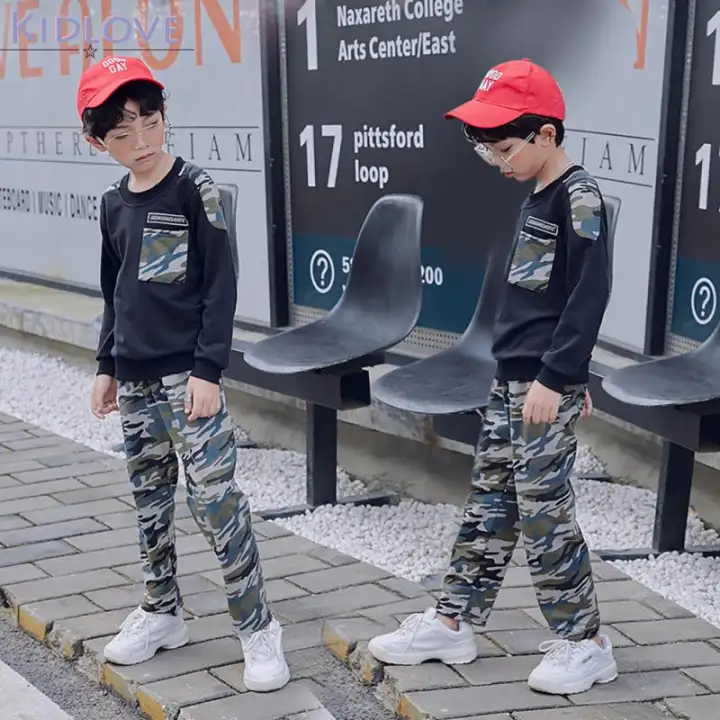children's camouflage tracksuit
