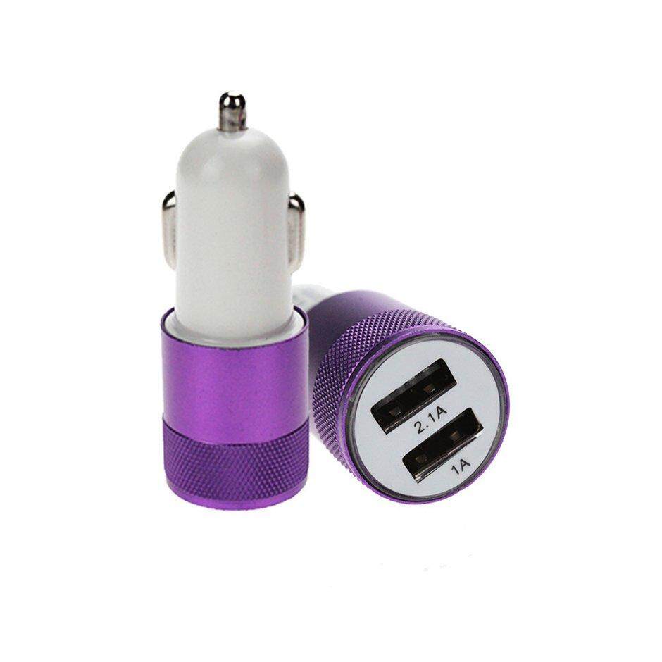Elec Universal Pengisi Daya Mobil Perjalanan Dual 2.1A USB Multifungsi Konversi Power Konverter Soket Adaptor Ponsel Pengisi Daya Telepon