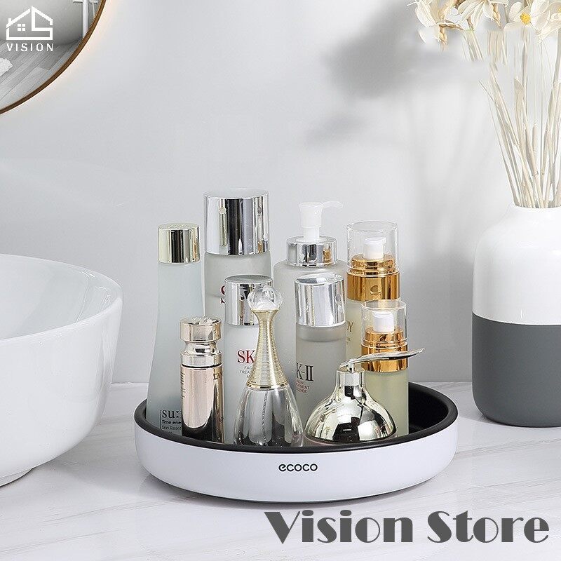 Giá Để Gia Vị Xoay 360 ° Gia Vị Nhà Bếp Kệ Khay Xoay Đựng Chai Gia Vị Đa Năng Hộ Gia Đình Tủ Lưu Trữ Phòng Tắm Bàn Xoay Kệ