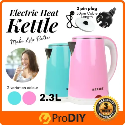 MA-2323 Electric Kettle Jug Cordless Detachble Automatic Switch BLUE / PINK