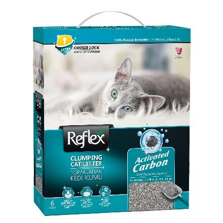 Reflex Clumping Cat Litter With Natural Bentonite 6l Lazada