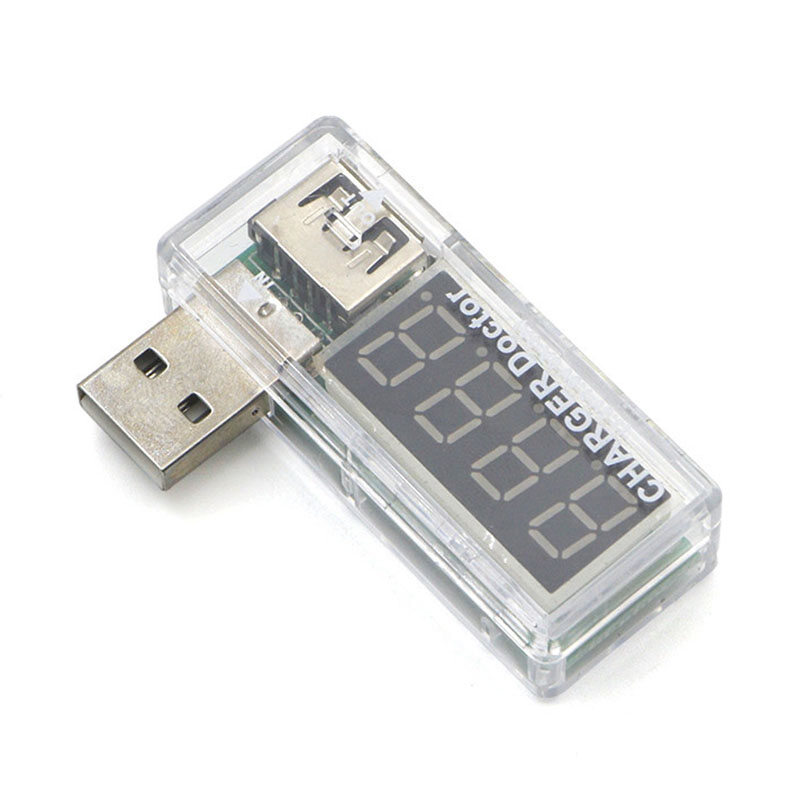 Sạc USB mini bác sĩ Vôn kế Ampe kế điện tử năng lượng USB di động dòng điện nạp Vôn kế