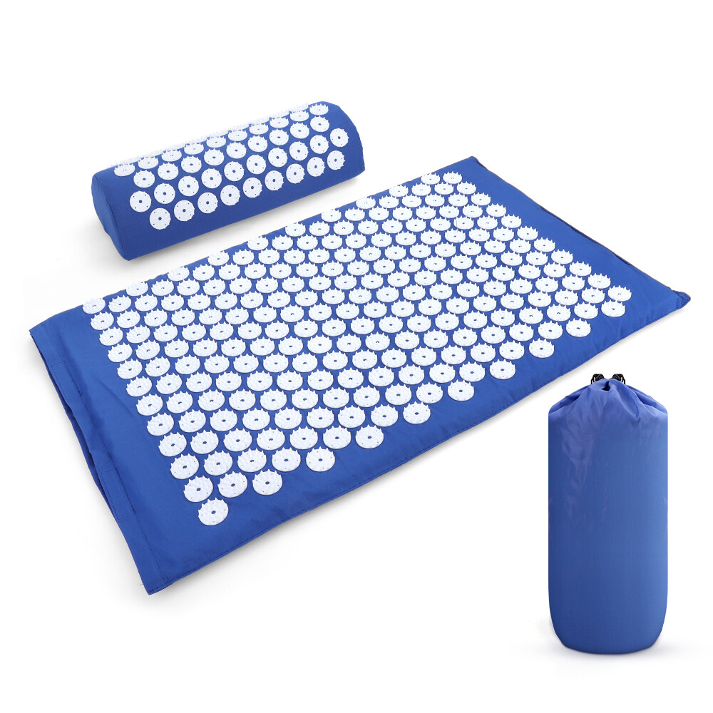 DECINIEE Acupressure Mat Massage Relieve Stress Back Body Pain Spike Cushion Yoga Acupuncture Mat Cupuncture Yoga Cushion