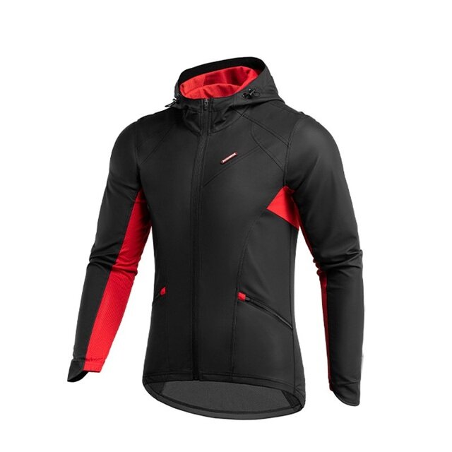 ROCKBROS Cycling Jersey Set Winter Long Sleeve Mountain Bike Cycling Clothing Windproof Mans MTB Bicycle Clothes Wear Suit(Europan Size)