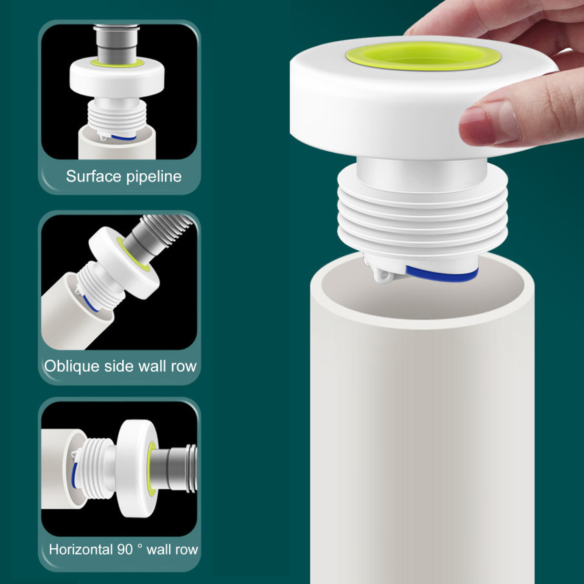 Ống Thoát Nước khử mùi cắm chậu rửa cống ống cắm Nhà Bếp Máy giặt phòng tắm chống côn trùng Đầu nối ống chống mùi cống nắp ống nước cắm