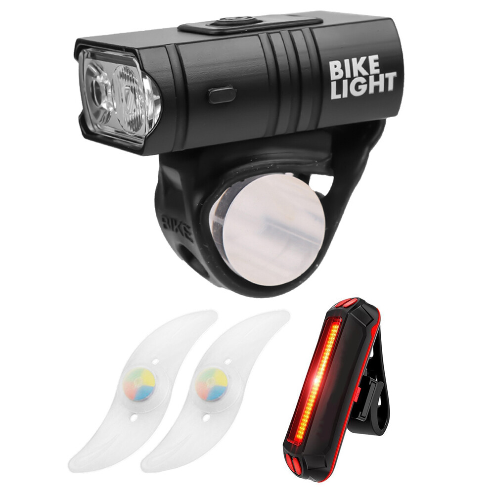 Đèn LED Xe Đạp T6 10W 800LM 6 Chế Độ USB Có Thể Sạc Lại Đèn Trước MTB