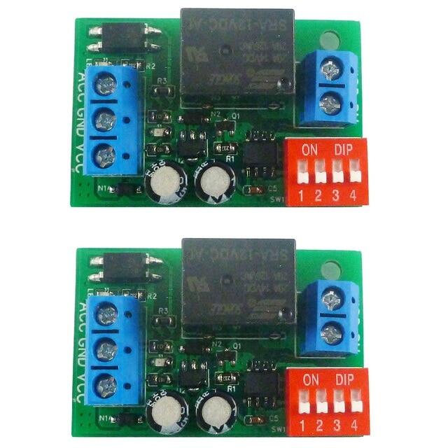 2x 20a Car PowerOff Delay Switch Turn Off After PowerOff Delay Dc 12v