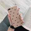 Volemer คู่ฤดูร้อน Love Heart ฝาหลังอ่อนนุ่ม TPU เคสโทรศัพท์สำหรับ iPhone 6 7 8 6 S PLUS XS XS X MAX XR สีเขียวกาแฟสีชมพู