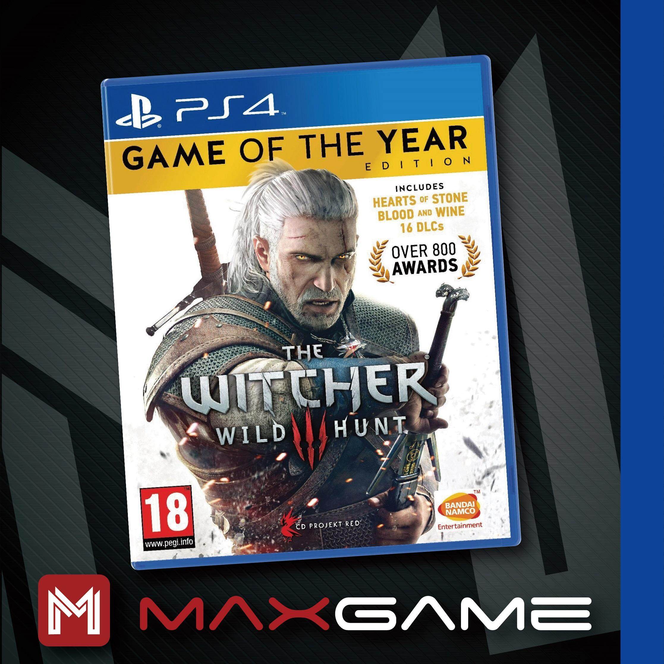 Ps4 The Witcher 3 Wild Hunt Goty Edition R2 English Sub Lazada