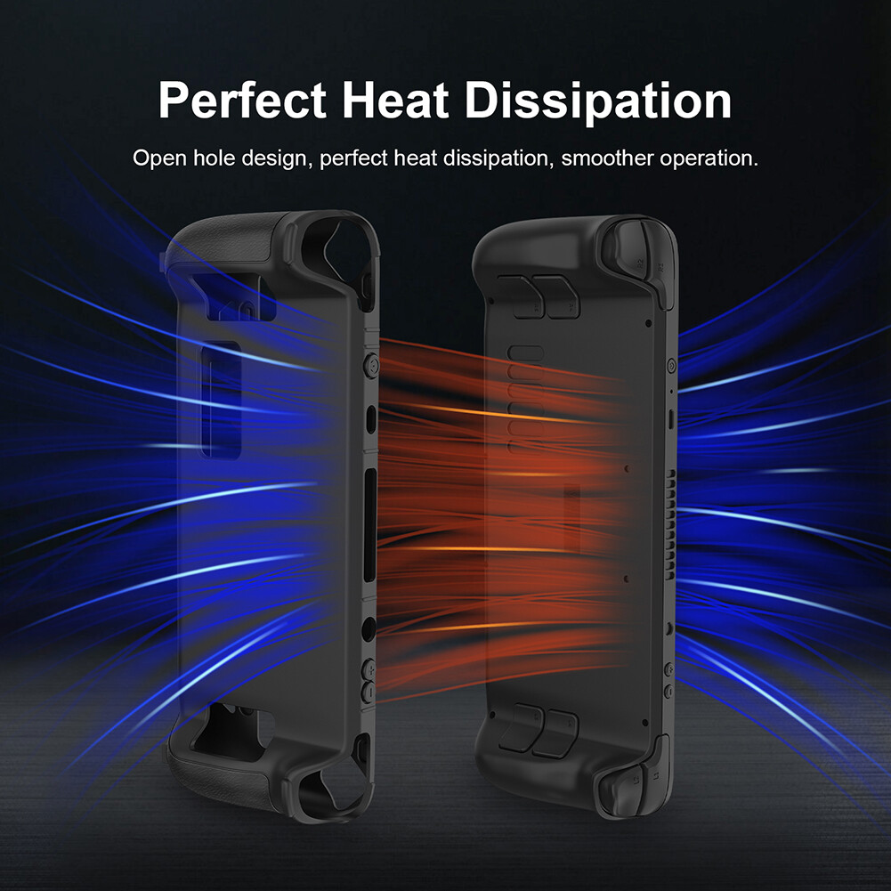 Protective Sleeve Silicone Shell Case Anti-Scratch Shockproof with Button Caps Game Accessories for Steam Deck Game Console