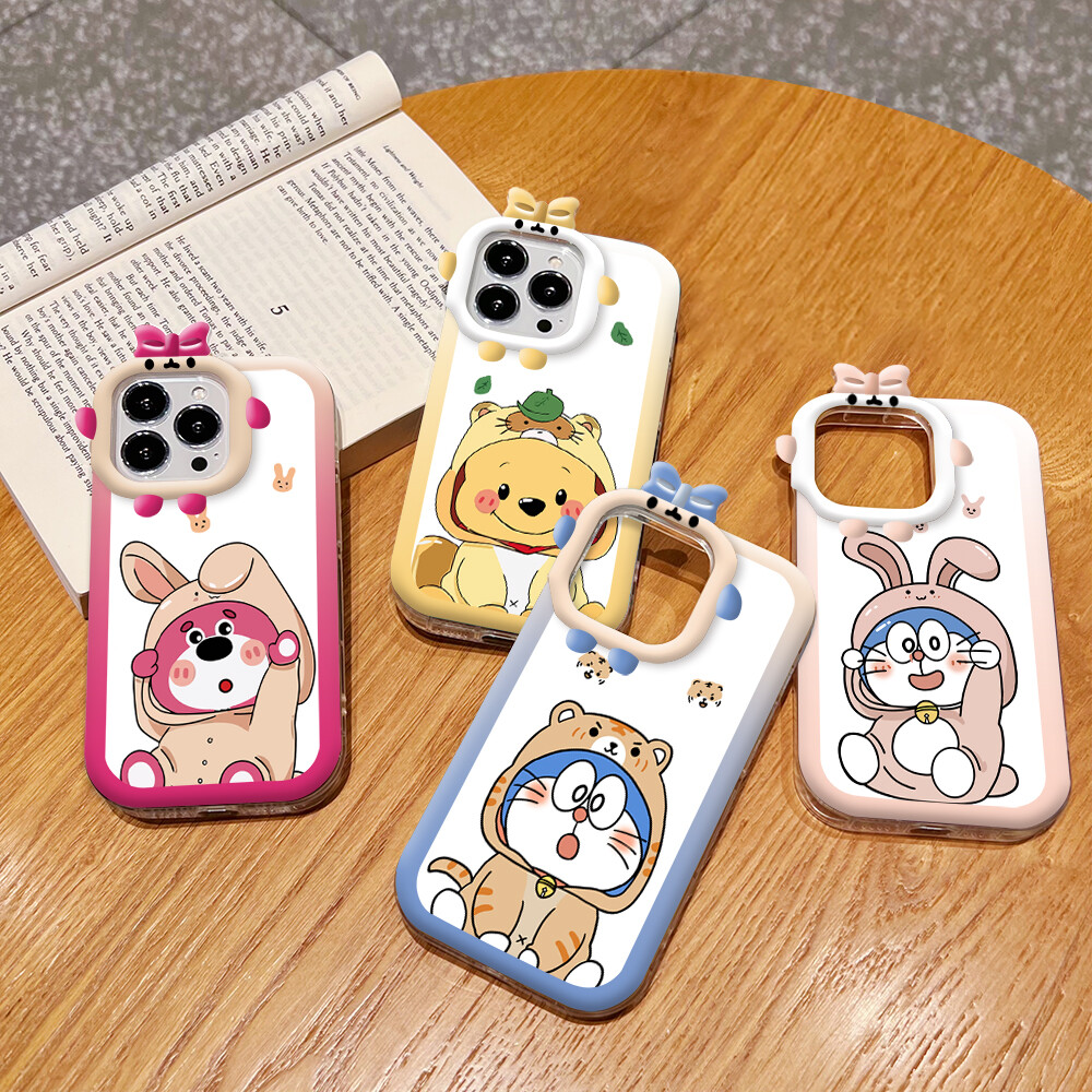 Hontinga Casing Case For Xiaomi Redmi Note 11 Pro 5G 4G Note 11S Note 11 9A Case Cartoon Cute Doraemon Soft Silicone Full Cover Shockproof Rubber Cases Back Cover Phone Casing Softcase For Girls