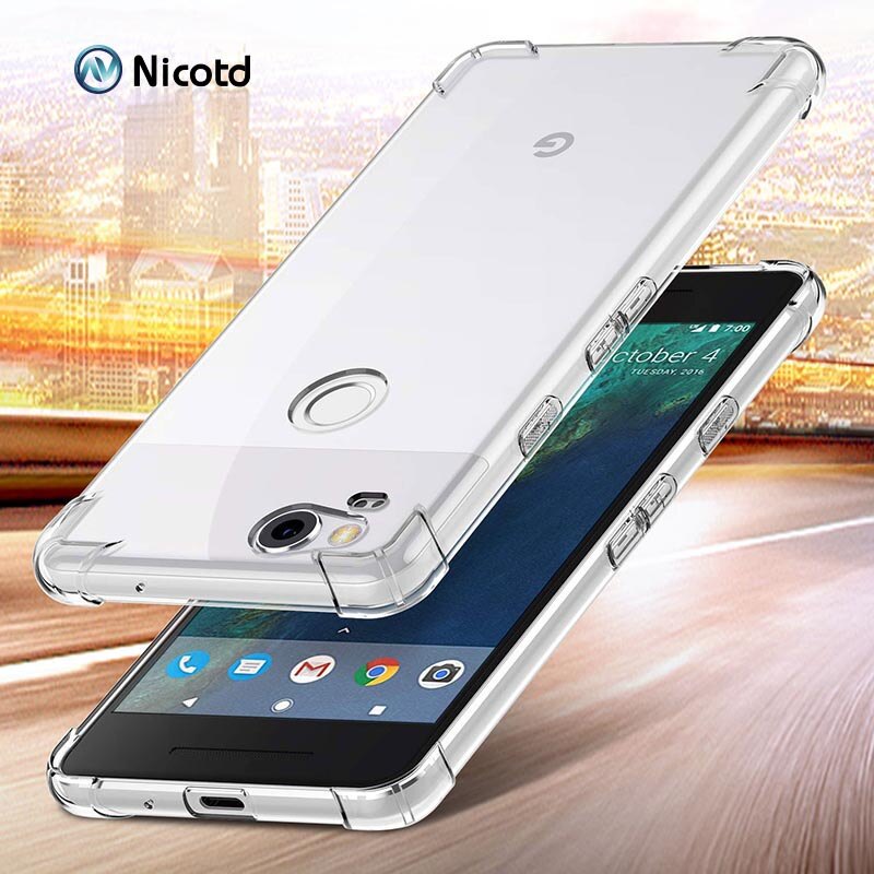 Transparent Case For Google Pixel XL 4A 5G Soft TPU Silicone