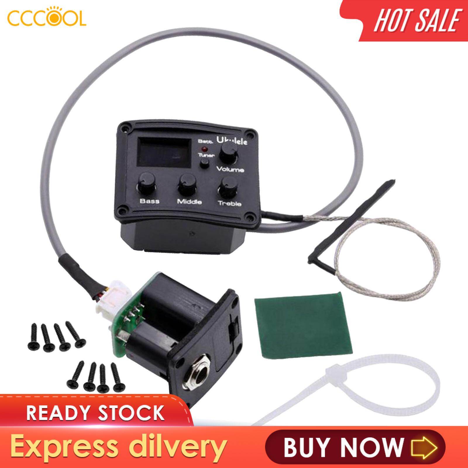 CCCOOL EQ Equalizer Tuner System Guitar Pickup for 3 Band Professional Replacements