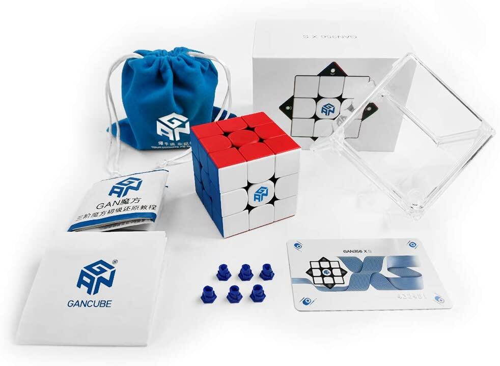GAN 356 XS, Gans 3x3 Magnetic Speed Cube 356XS Magic Cube (Stickerless)