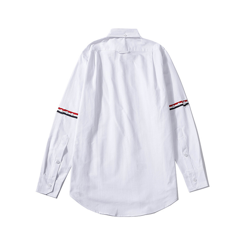Thom Browne Short streamer on sleeve Shirts