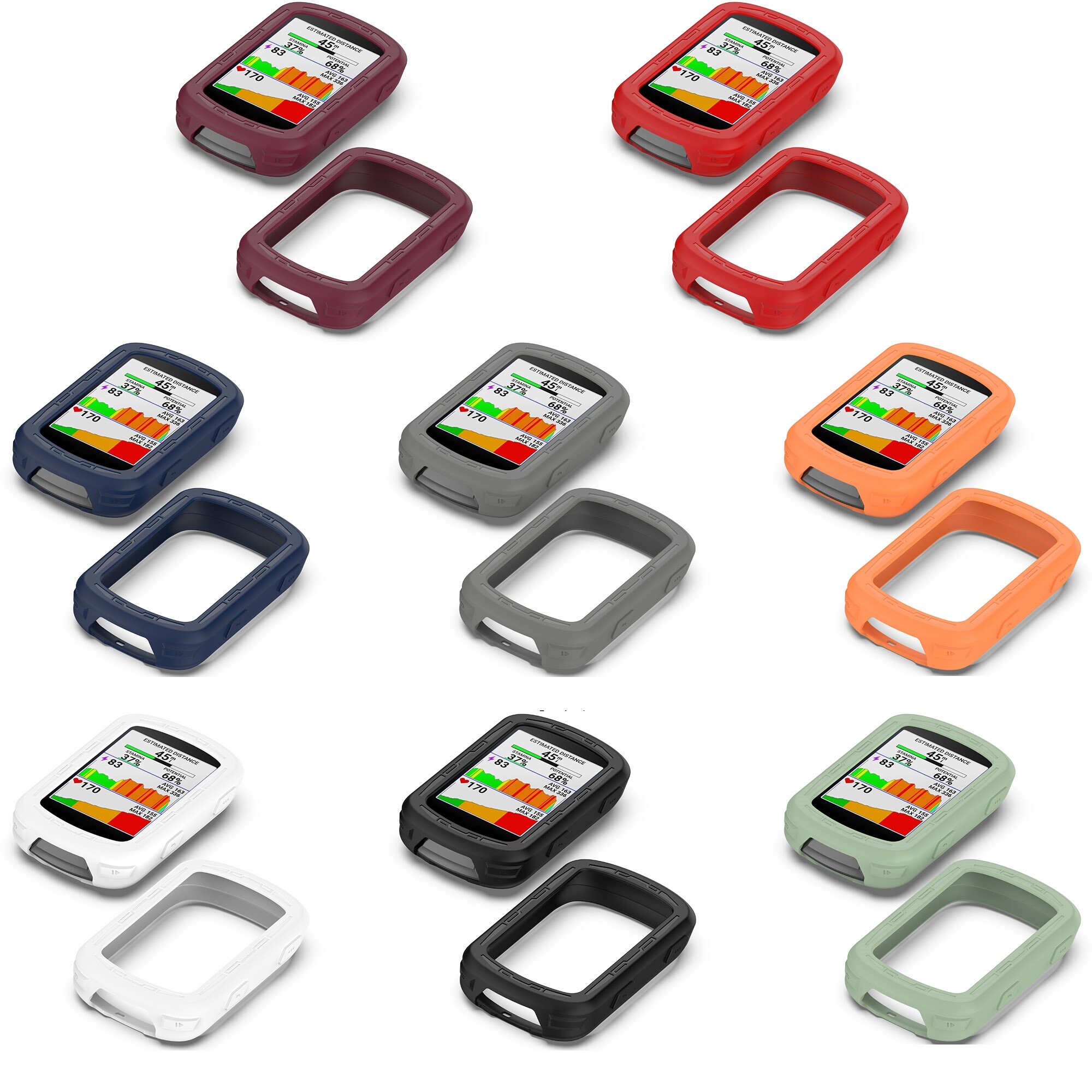 Durable Suitable For Garmin Edge840/540 Bicycle Speed Meter Silicone Protective Case Case Anti-drop Dust