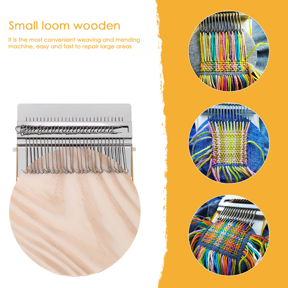 14/28 Hooks Knitting Machine Weaving Small Mender Loom Clothing Darning Tools