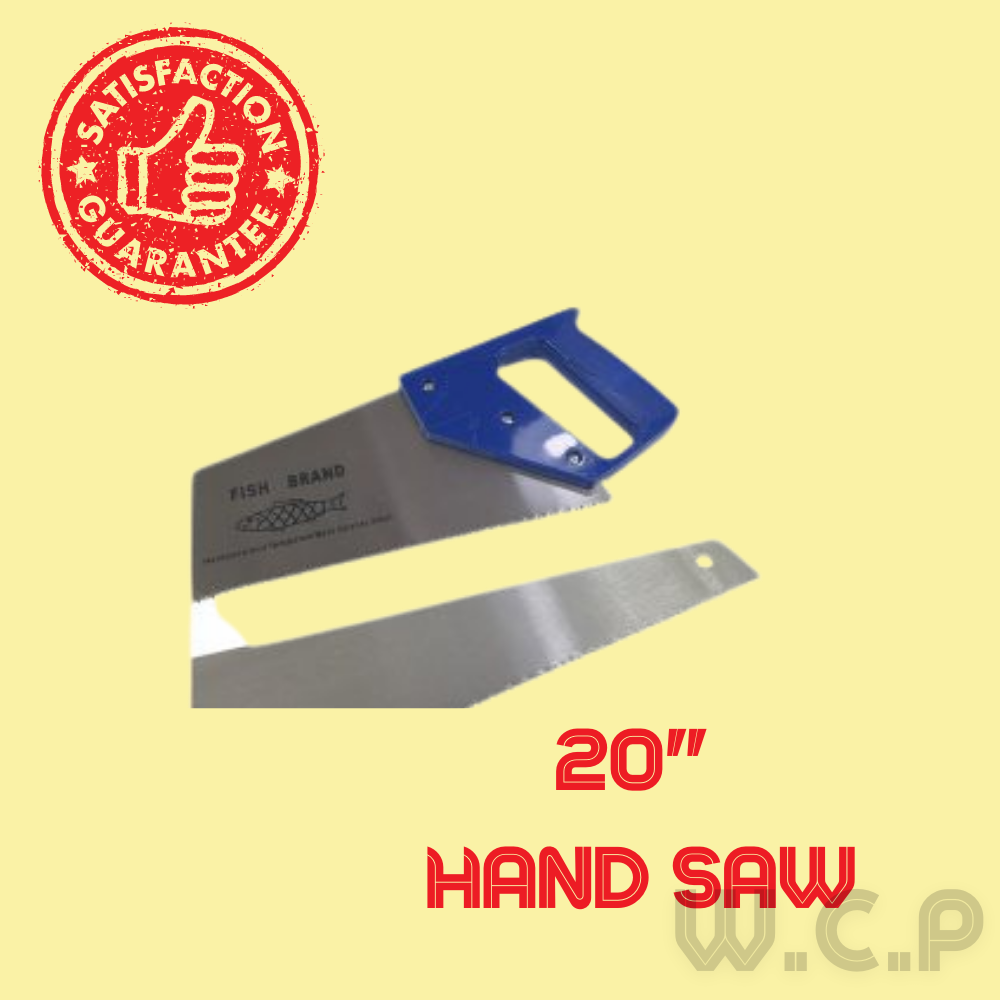 {BAHCO & FISH}19" X93 XT Superior Wood Hand Saw / Gergaji Kayu Tangan Heavy Duty Premium Lazada