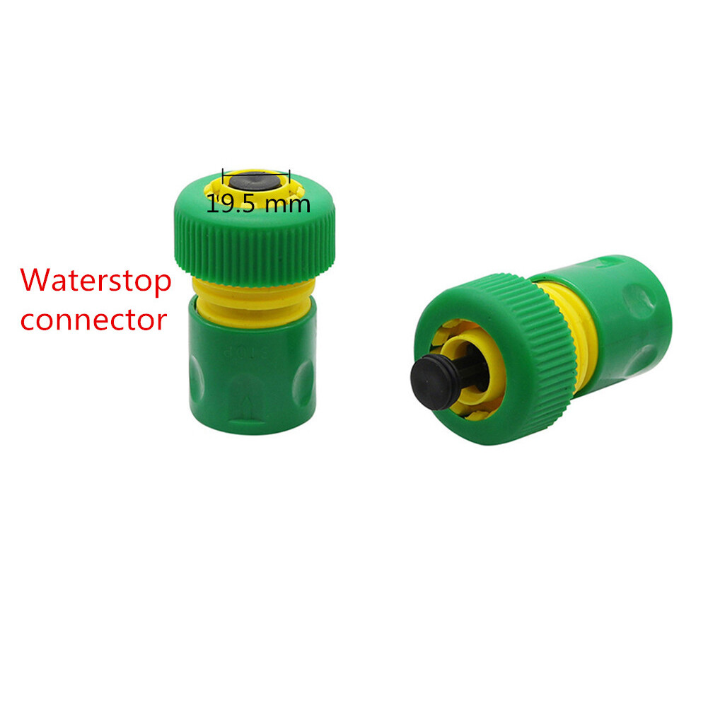 3 pcs 3/4"Garden Water Connector/Waterstop Joints Tap Hose Pipe Car Wash Fitting