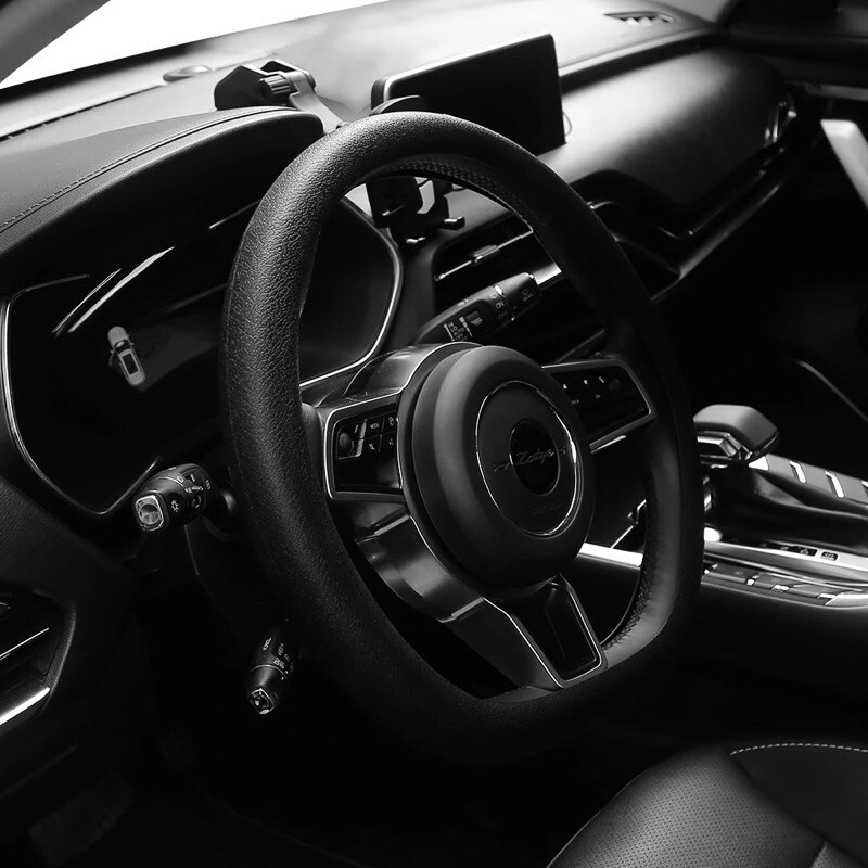 {TYEE Automotive Products} Silicon Car Steering Wheel Cover Leather Texture (Universal Size)