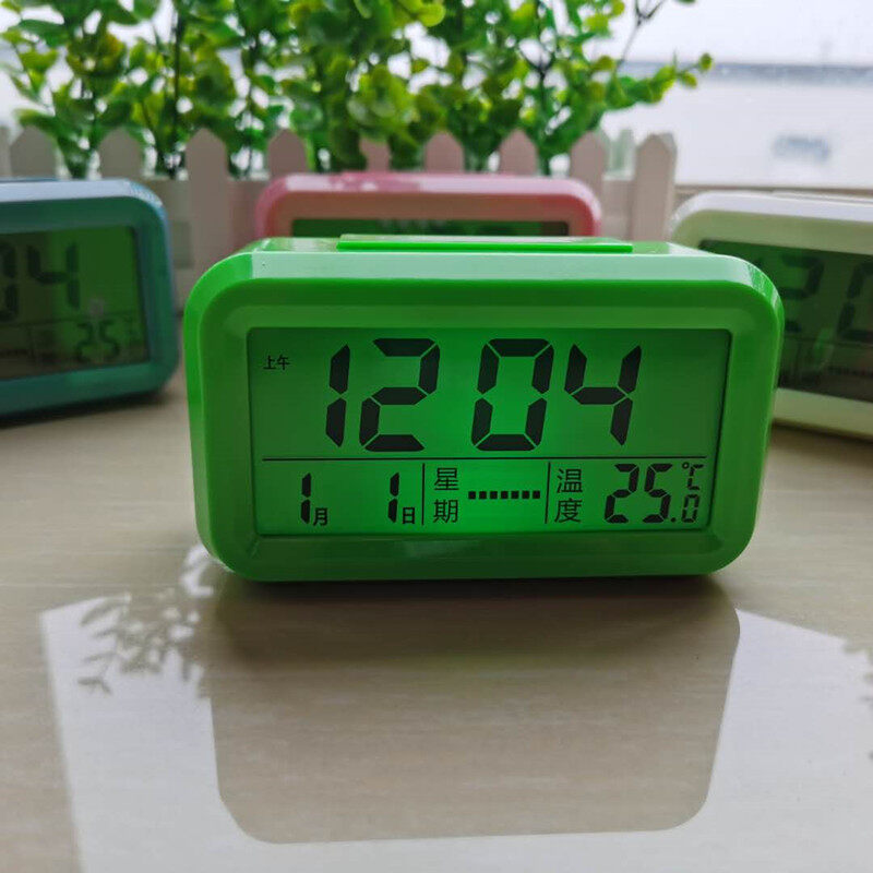 Ultra-loud voice timer for the blind for the elderly, bedside student alarm clock, personalized electronic luminous mute simple clock
