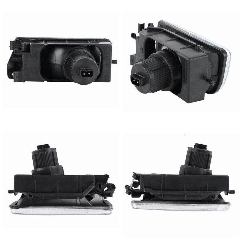 2 For BMW E36 92-98 M3 318 325 Bumper Driving Fog Lights Clear Lens Housing Case