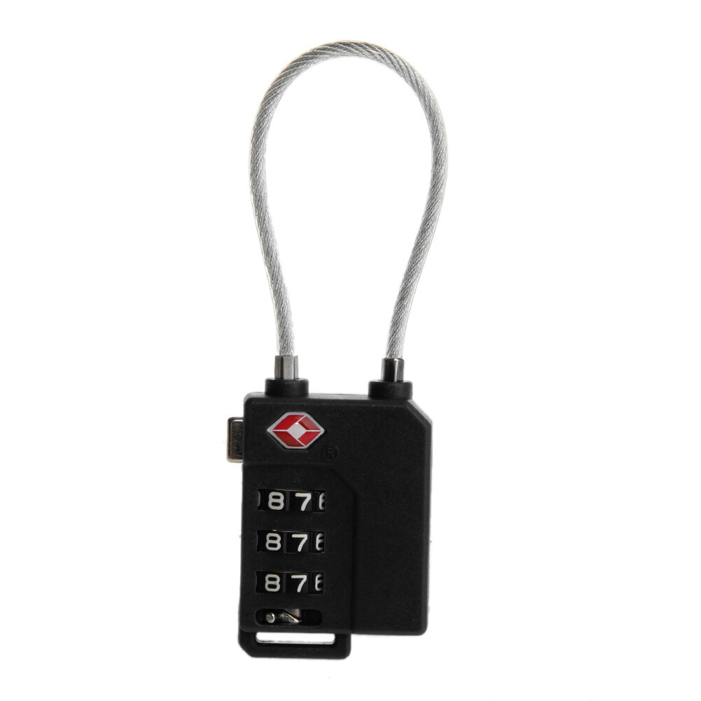 1Pc TSA Resettable 3 Digit Combination Travel Luggage Suit Code Lock Padlock