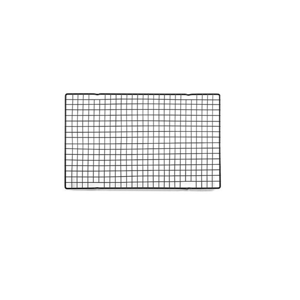 1PC hộ gia đình bánh mì Carbon thép đen giá để nguội vuông không phải là dễ dính để bánh lưới làm mát