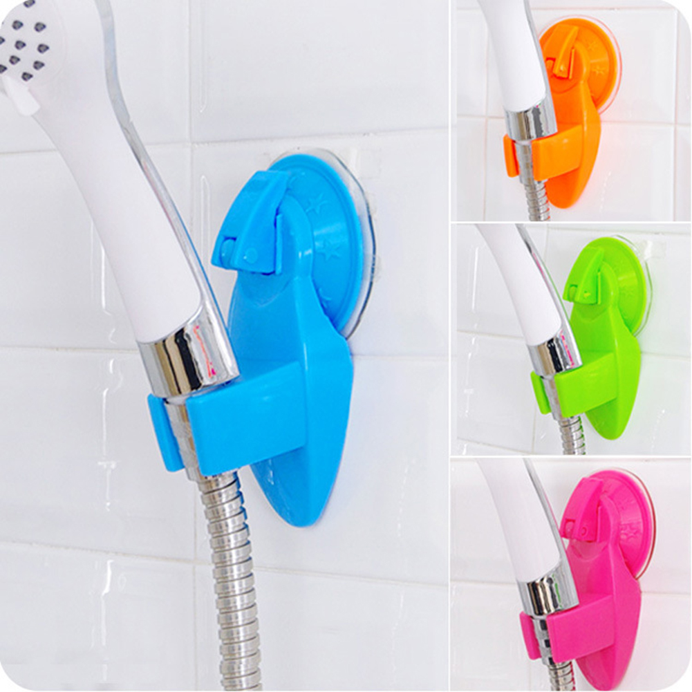 1PC Adjustable Bathroom Shower Head Holder Rack Bracket Suction Cup Shower Holder Wall Mounted Shower Holder Bathroom Accessory