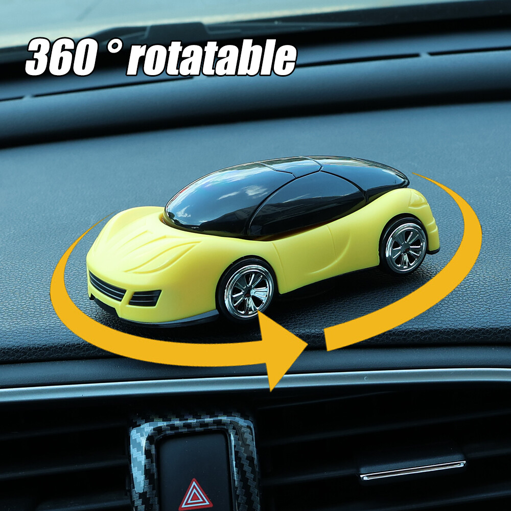Car 360° Rotation Cell Phone Mount Mobile Phone Bracket Multifunction Racing Model Bracket Car Dashboard Ornaments
